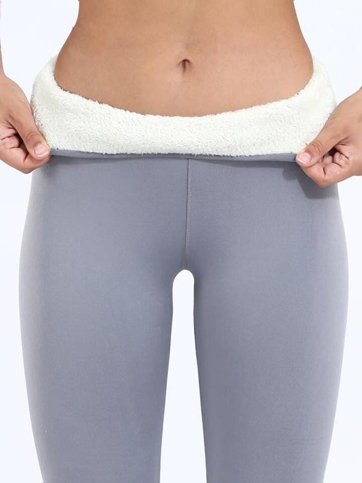 New Women Warm Winter Pants Thick Velvet Legging High Waist Black Leggings Compression Thick Lamb Wool Pants Cold Resistant Pants