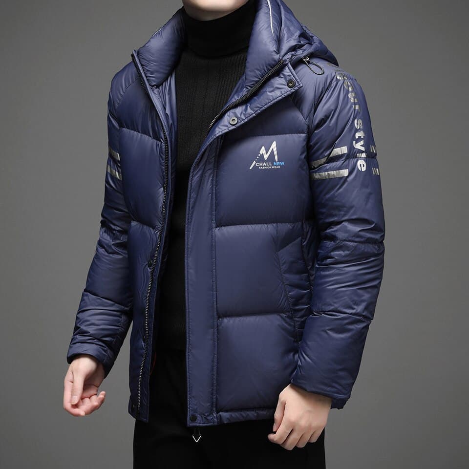 New Top Grade Graphene Thick Warm New Brand Casual Fashion Down Jacket Men Windbreaker Winter Hooded Parka Coats Men Clothes