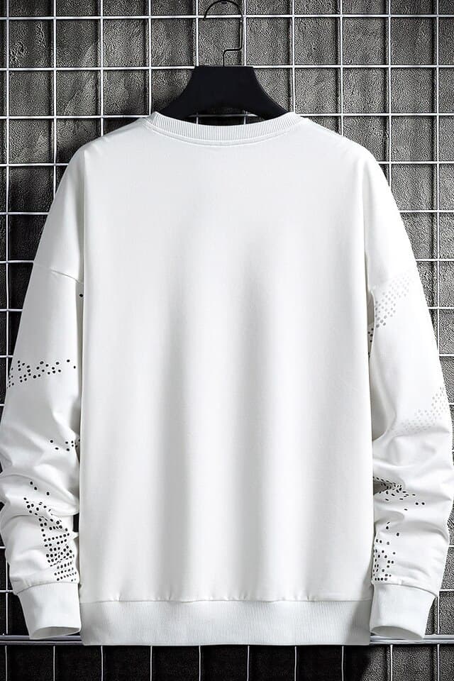 New Autumn Spring Hoodies Sweatshirt Mens Black White Hip Hop Punk Pullover Streetwear Casual Fashion Clothes Plus OVERSize 8XL