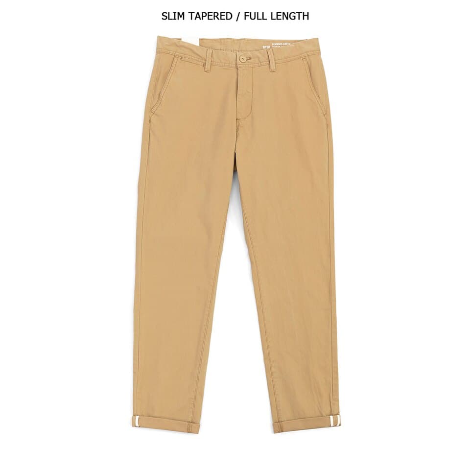 New Autumn New Tapered Pants Men Basic Comfortable Chinos Smart Causal High Quality Wardrobe Essential Trousers