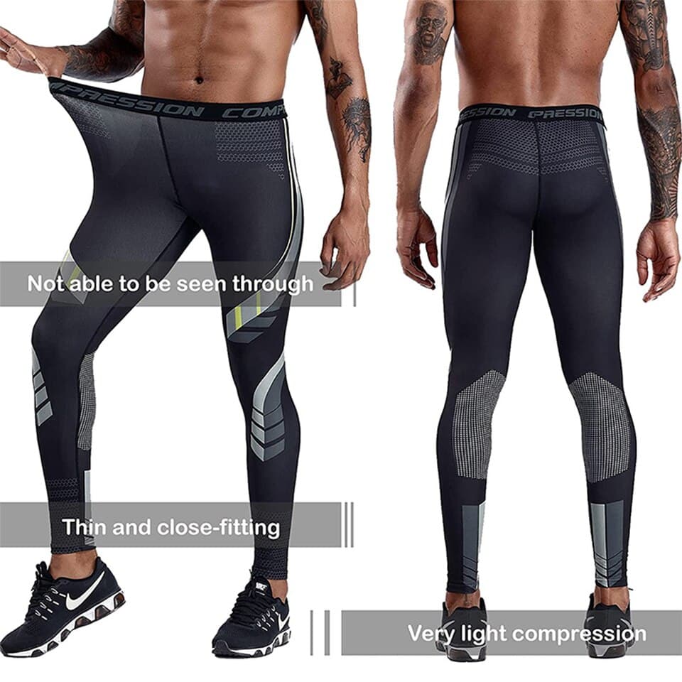 New Men Sweatpants Compression Quick Dry Fitness Sport Leggings Men Sportswear Training Basketball Tights Gym Running Sports Pants