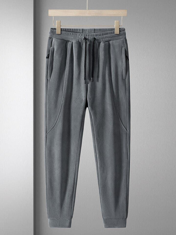New Winter Zip Pockets Thick Warm Sweatpants Men Joggers Sportswear Casual Track Pants Male Plus Size Thermal Fleece Trousers 8XL