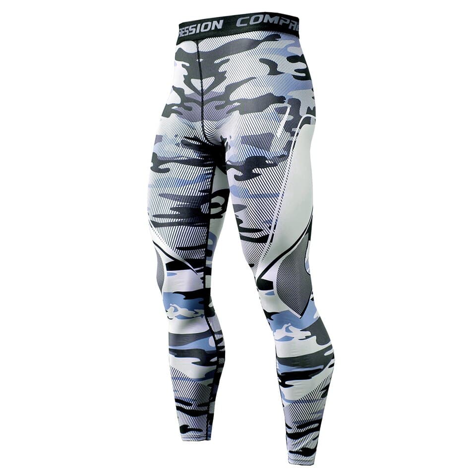 New Men Gym Compression Leggings Sport Training Pants Men Running Tights Trousers Men Sportswear Dry Fit Jogging Pants