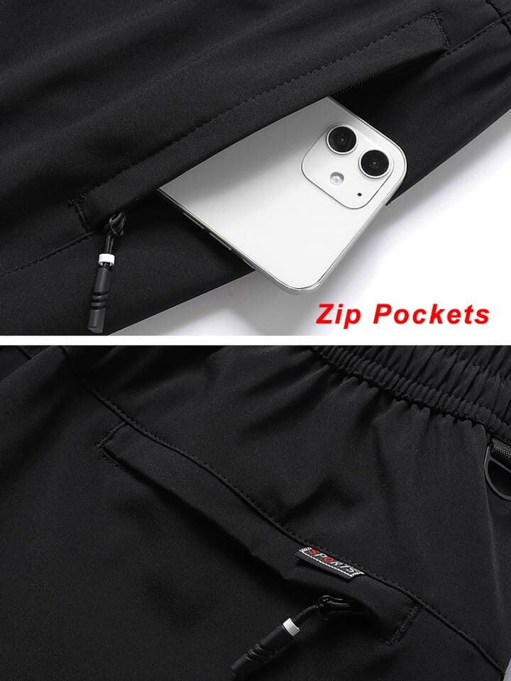 Men Winter Thick Warm Fleece Sweatpants Men Joggers Plus Size Straight Long Track Pants Windproof and Waterproof Thermal Trousers